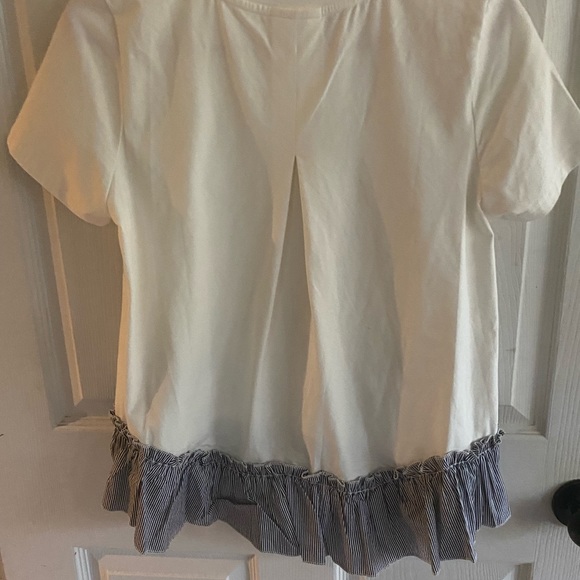 Ruffle hem t-shirt - Picture 3 of 4